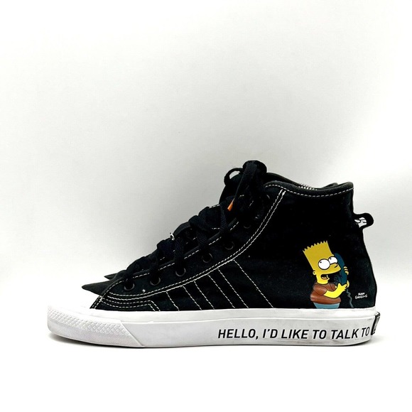 Adidas Shoes Men Size 6.5 The Simpsons Nizza x "Pranks On Moe" Sneakers GZ3538 - Picture 3 of 7